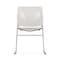 Officesource Stacked Seating Armless Stackable Side Chair with Chrome Frame OSSN6015WH - alternate 4